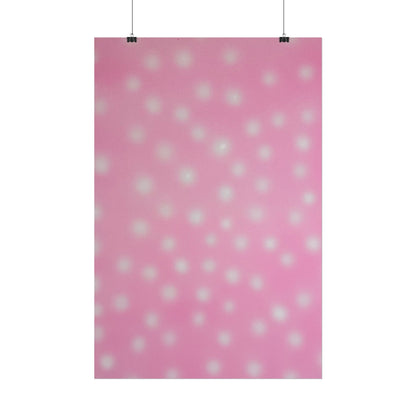 "strawberry swirl polka dot" airbrush rolled print