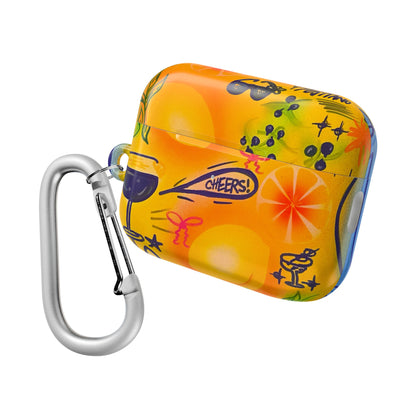 "citrus coastline" airbrush airpod cases