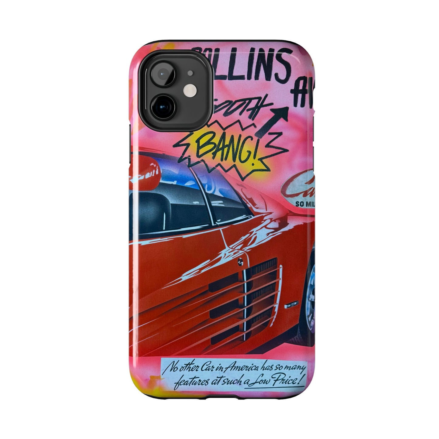 "miami momentos" airbrush iPhone case