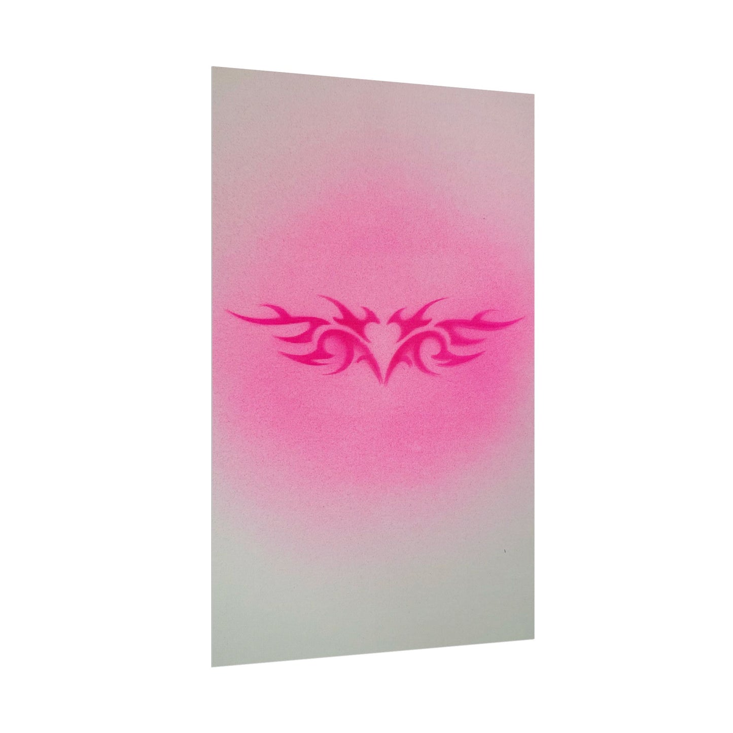 limited edition "trampstamp" airbrush rolled print