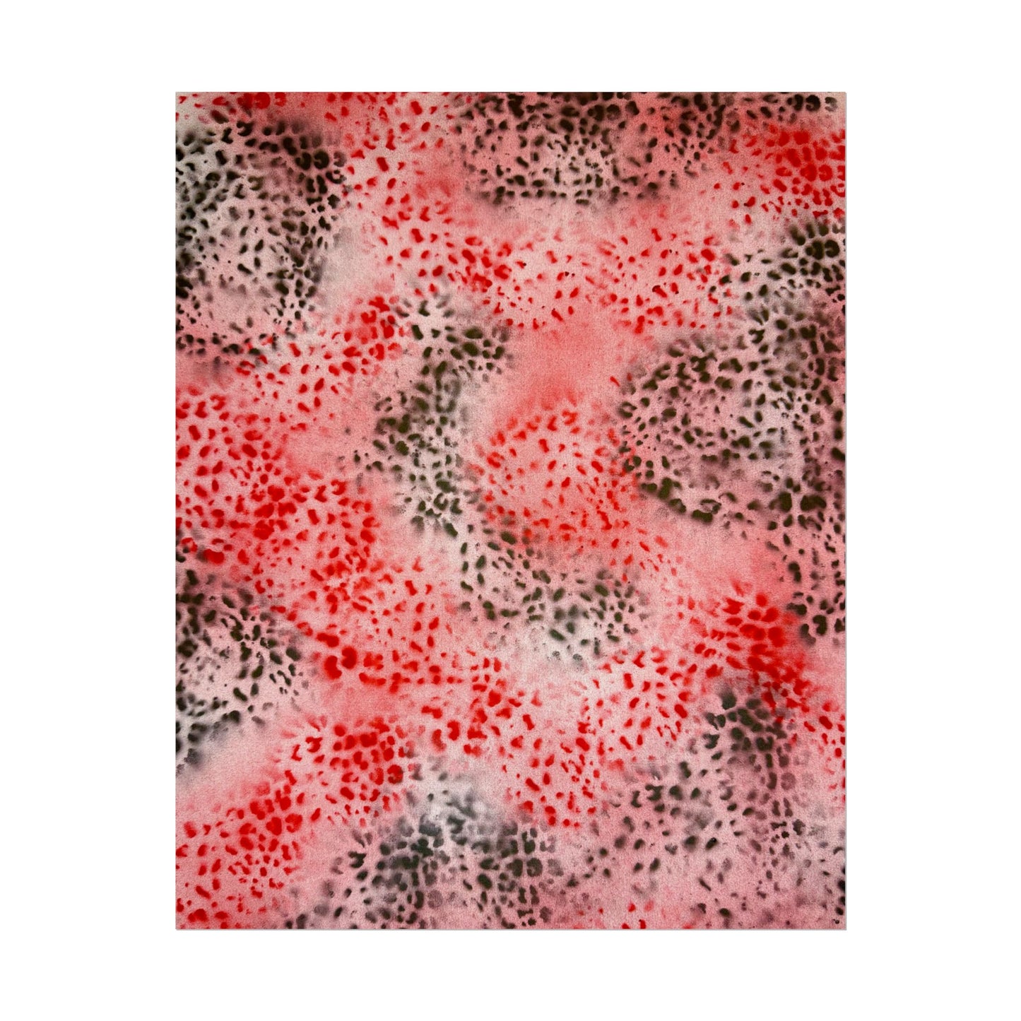 "red cheetah" airbrush rolled print