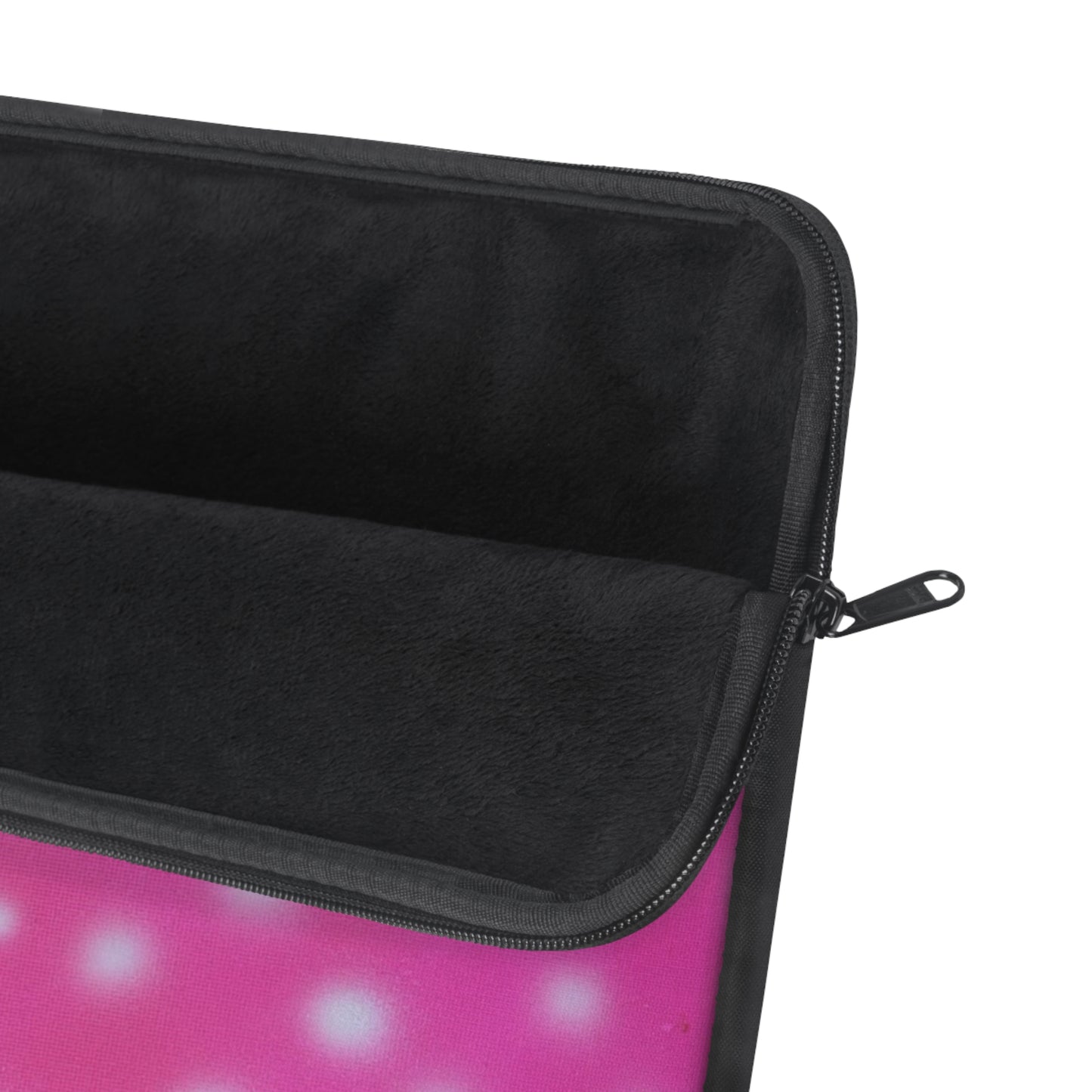 "bubblegum polka dot" airbrush laptop sleeve