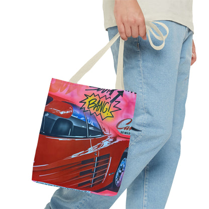"miami momentos" airbrush tote bag