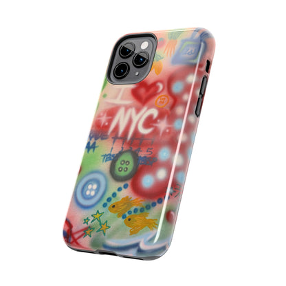 "i <3 NYC" airbrush iPhone case