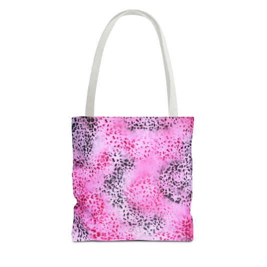 "pink cheetah pt. 2" airbrush tote bag