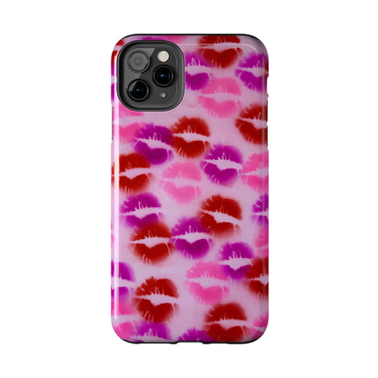 "mwah" airbrush iPhone case