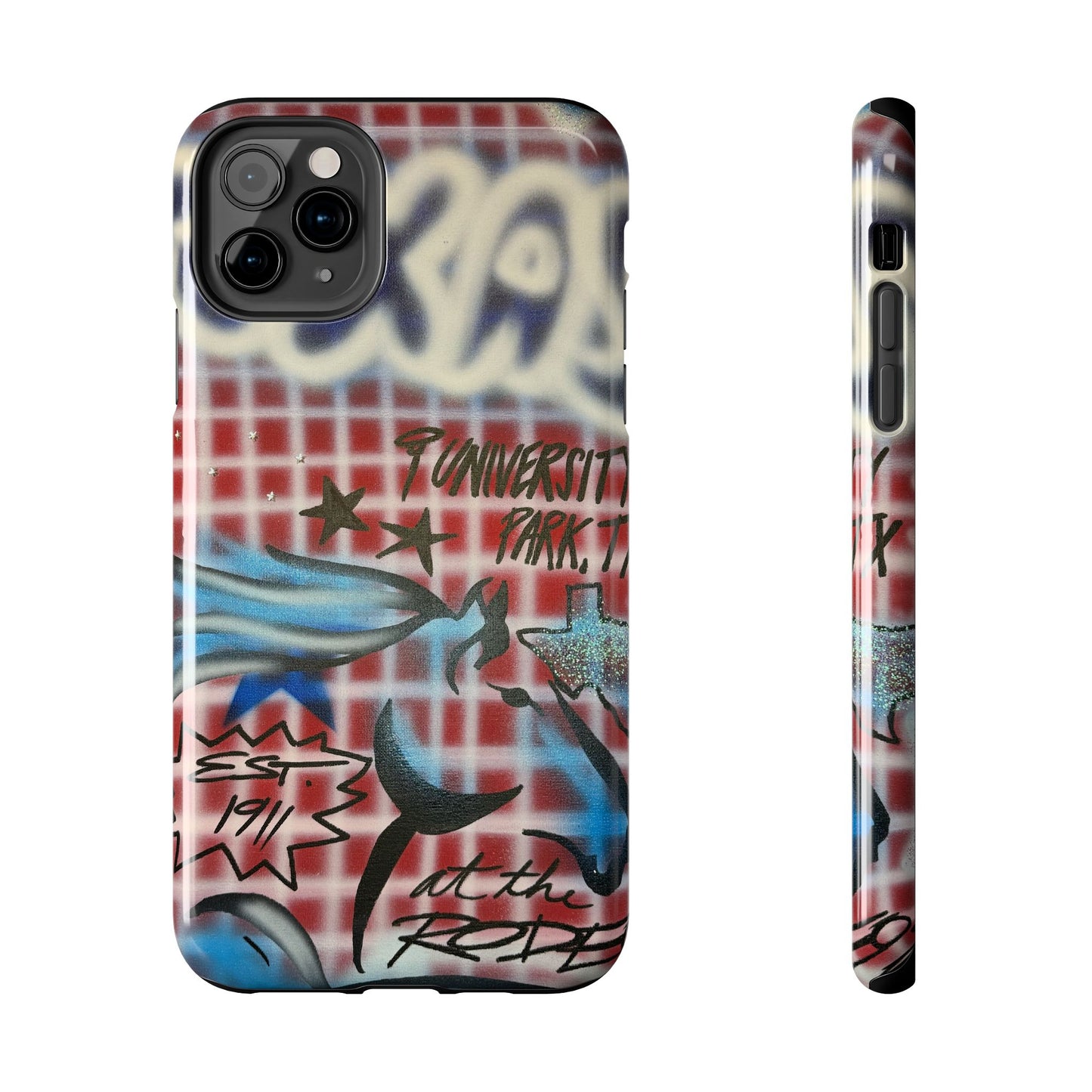 "texas" airbrush iPhone case