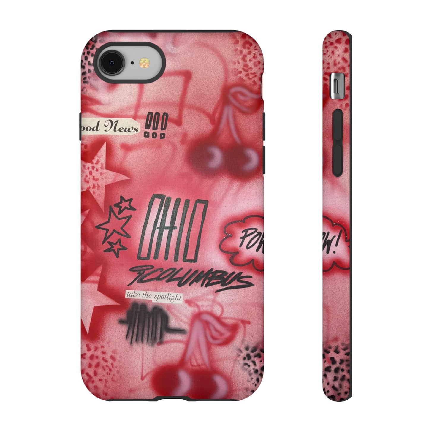 "columbus, ohio" airbrush iPhone case