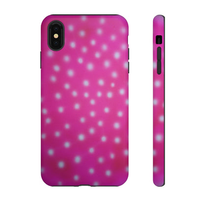 "bubblegum polka dot" airbrush iPhone case