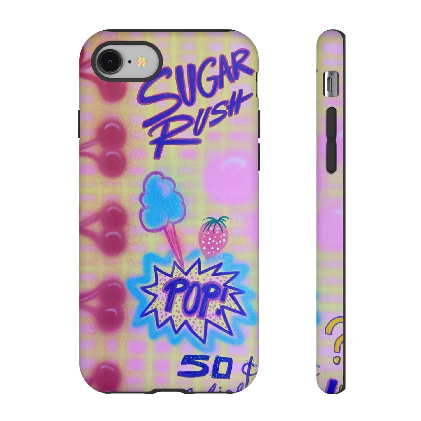 "sugar rush" airbrush iPhone case
