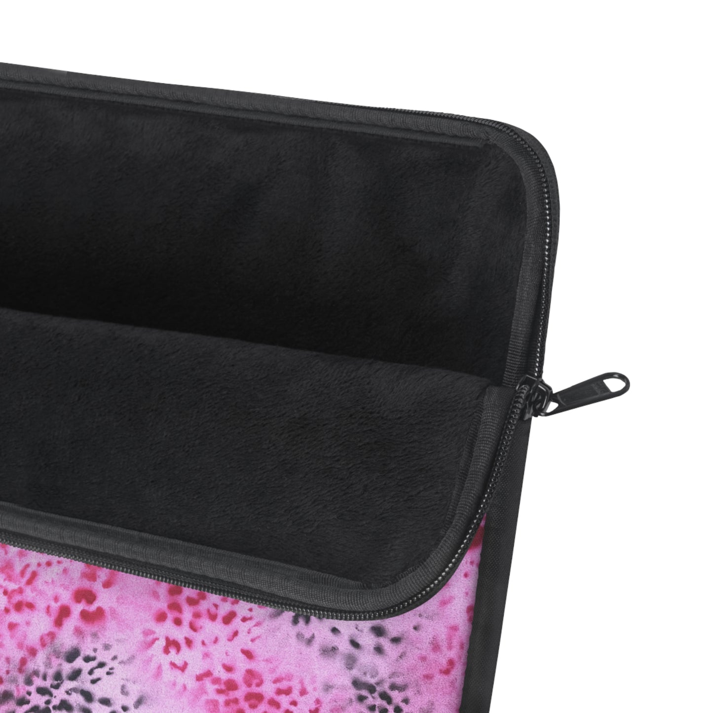 "pink cheetah pt. 2" airbrush laptop sleeve