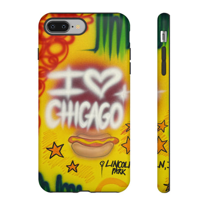 "chicago" airbrush iPhone case