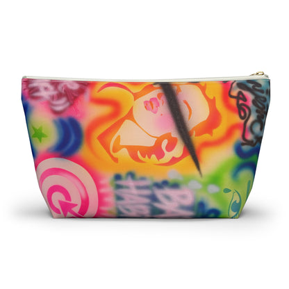 "bad habits" airbrush makeup pouch
