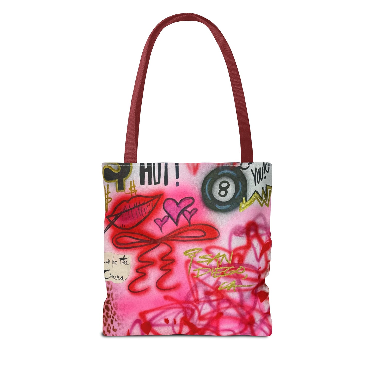 "IT girl" airbrush tote bag