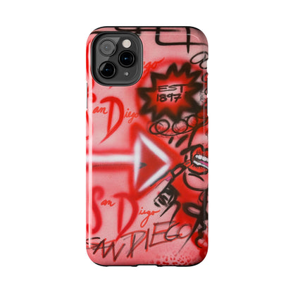 "san diego" airbrush iPhone case