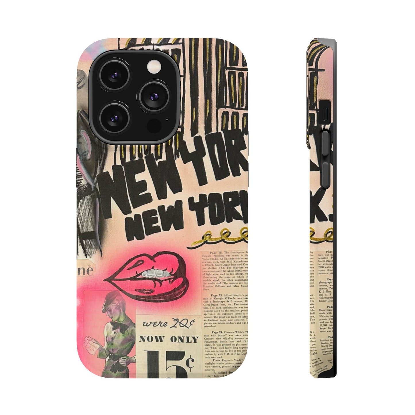 MagSafe "new york, new york" airbrush iPhone case