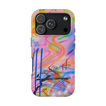 "neon haze" airbrush iPhone case