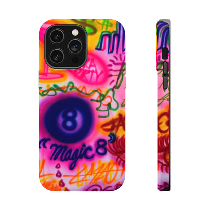 MagSafe "colorful chaos" airbrush iPhone case