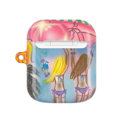 "kinis & tinis" airbrush airpod cases
