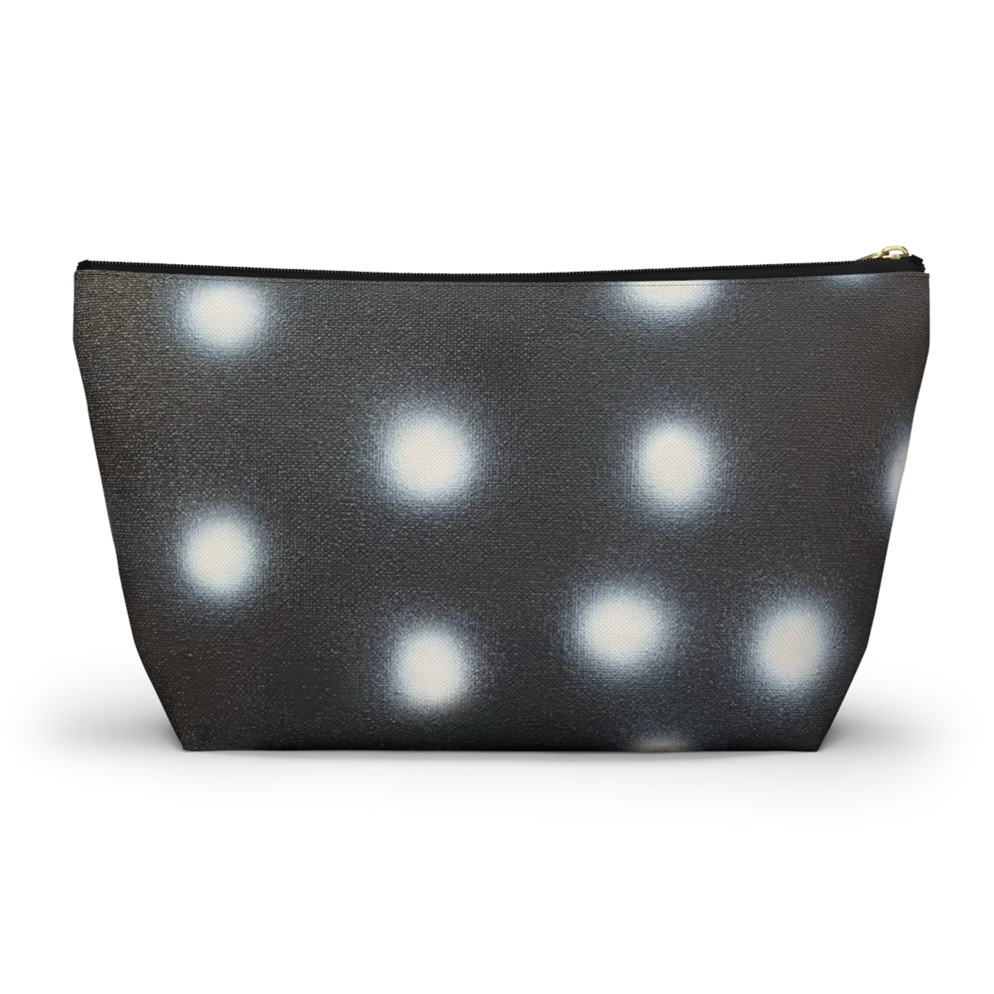 "coconut noir polka dot" airbrush makeup pouch