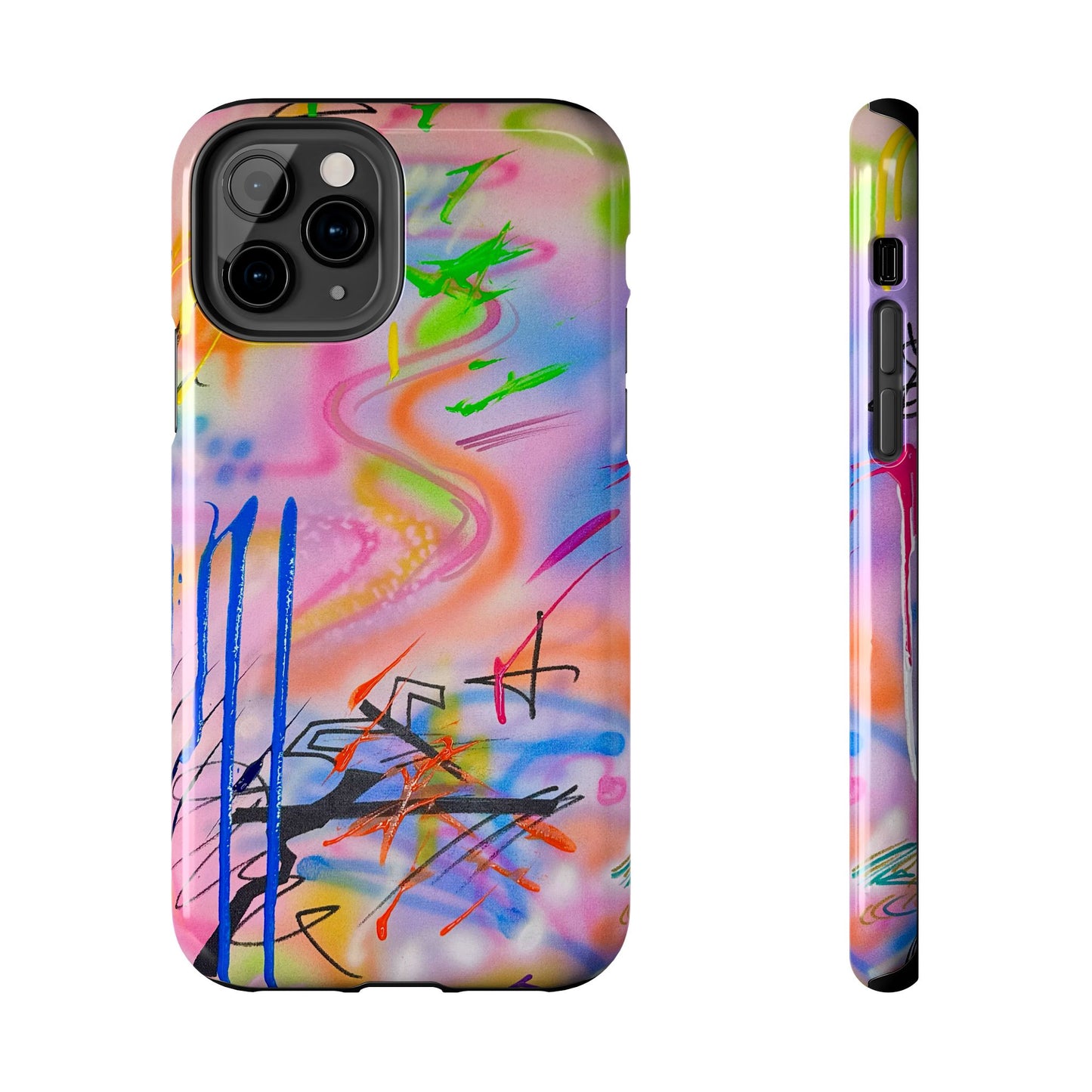 "neon haze" airbrush iPhone case