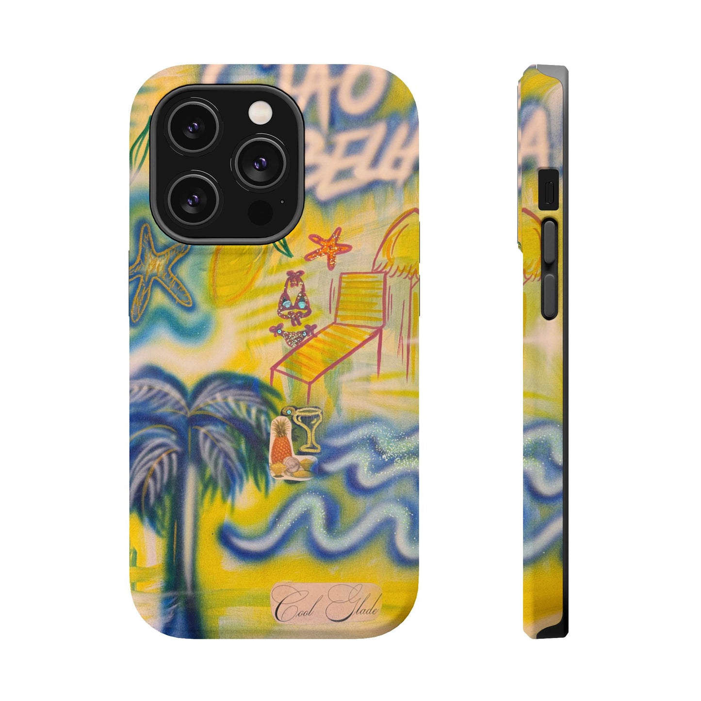 MagSafe "ciao bella" airbrush iPhone case