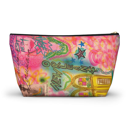 "new orleans" airbrush makeup pouch