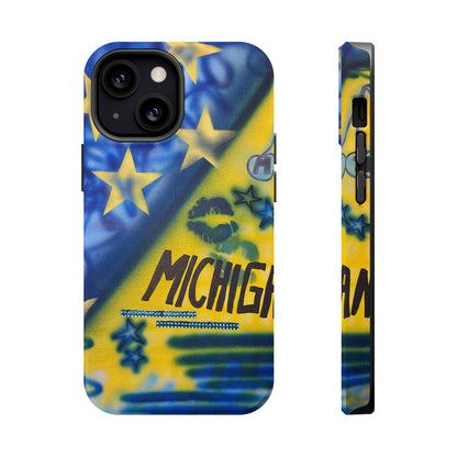 MagSafe "ann arbor, mi" airbrush iPhone case