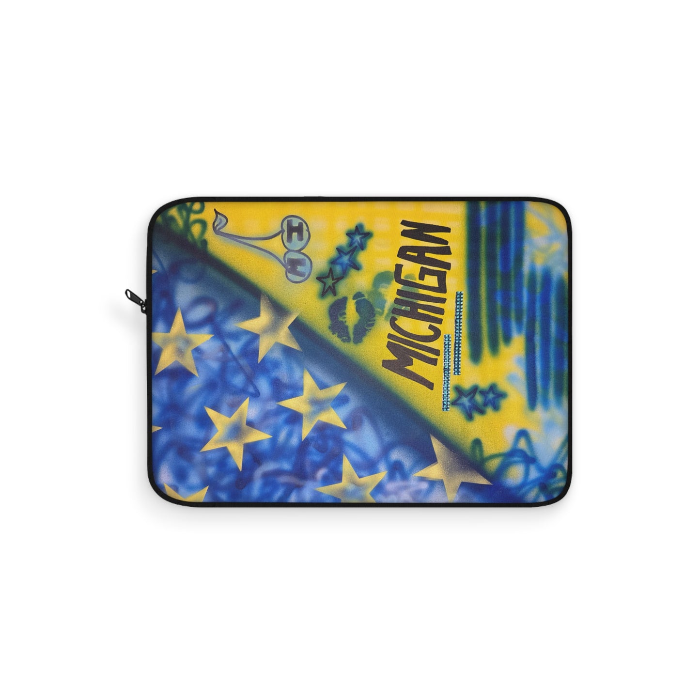 "ann arbor, mi" airbrush laptop sleeve