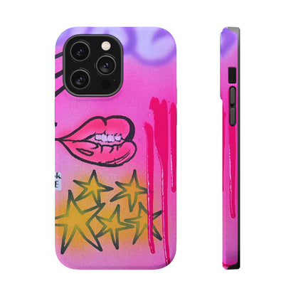 MagSafe "star drip" airbrush iPhone case