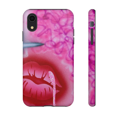 limited edition "glitter aura" airbrush iPhone case airbrush iPhone case