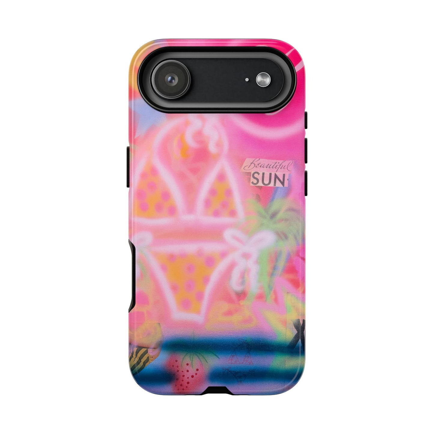 "santa monica strawberry" airbrush iPhone case