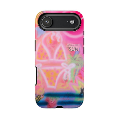 "santa monica strawberry" airbrush iPhone case