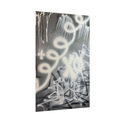 "spatial blur" airbrush rolled print