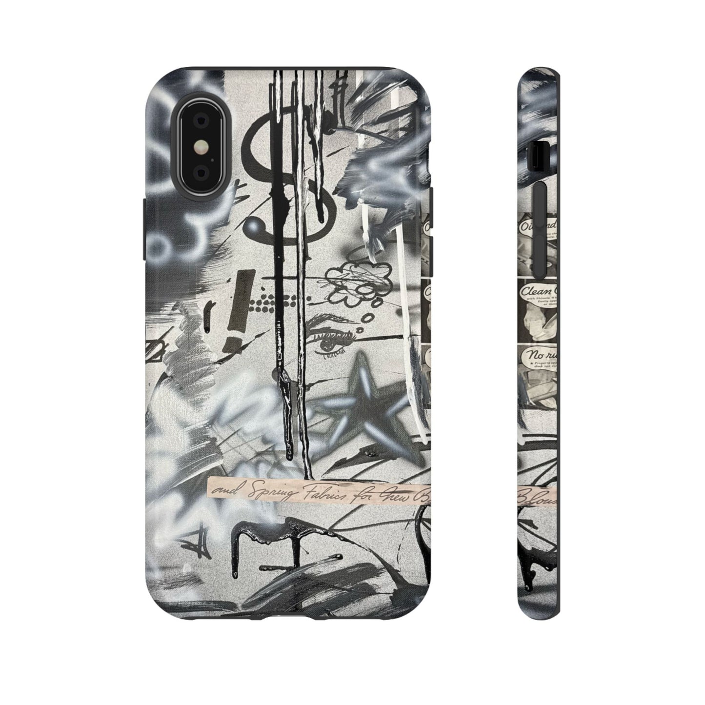 "monochrome mood" airbrush iPhone case