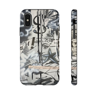 "monochrome mood" airbrush iPhone case