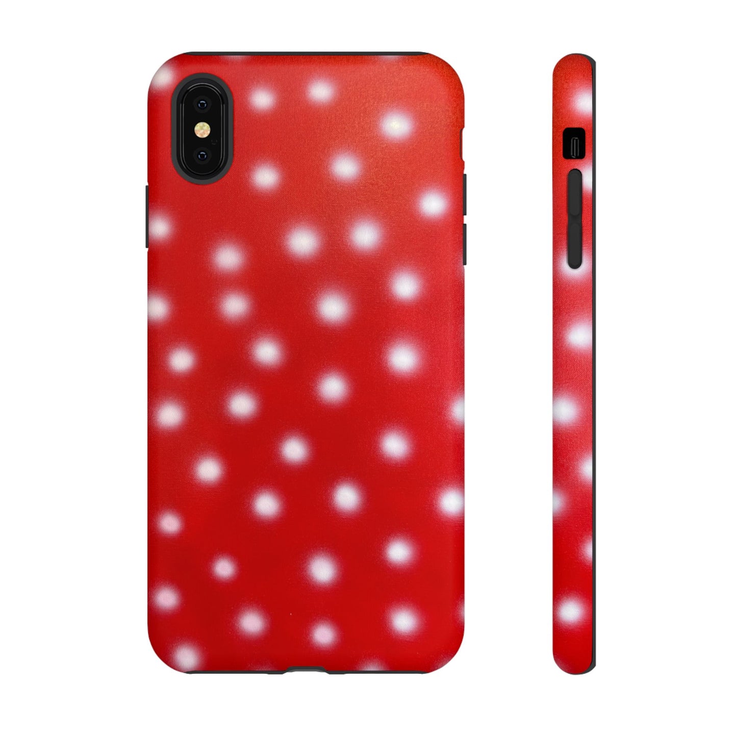 "cherry crush polka dot" airbrush iPhone case
