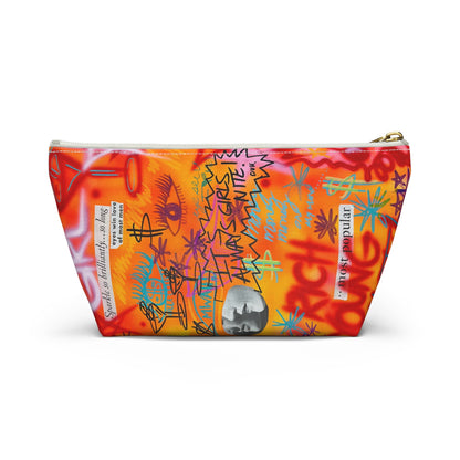 "young, rich, hot" airbrush makeup pouch