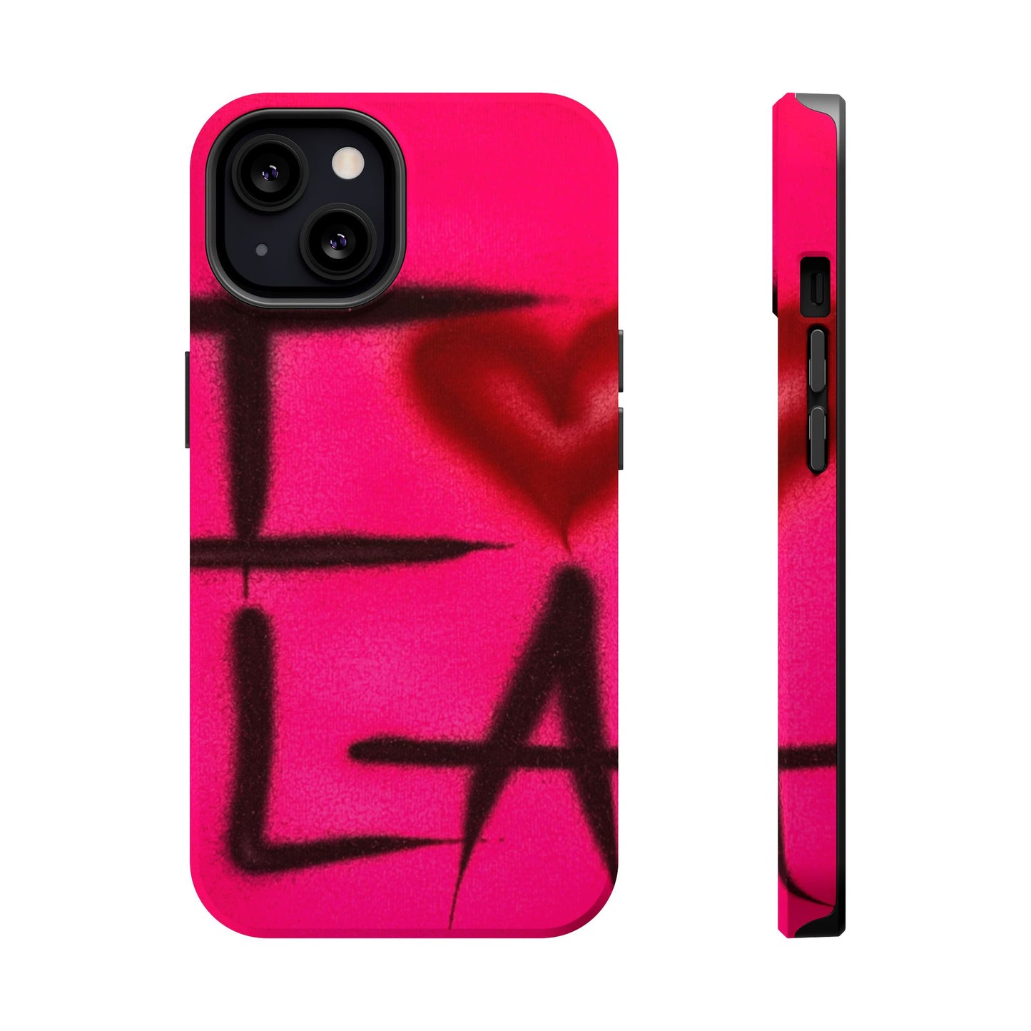 MagSafe "i <3 LA" airbrush iPhone case