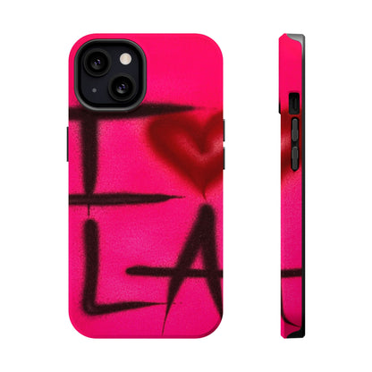 MagSafe "i <3 LA" airbrush iPhone case