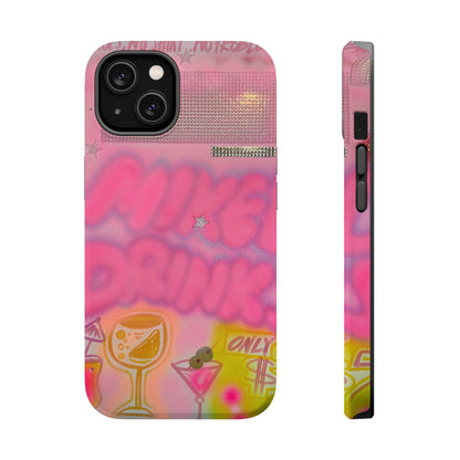 MagSafe "mixed drinks" airbrush iPhone case