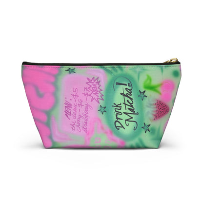 "matcha!" airbrush makeup pouch
