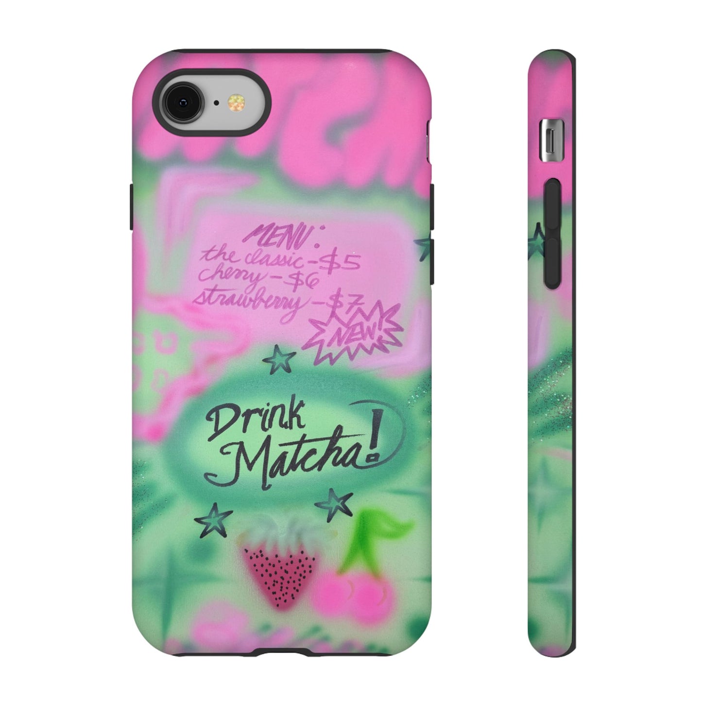 "matcha!" airbrush iPhone case