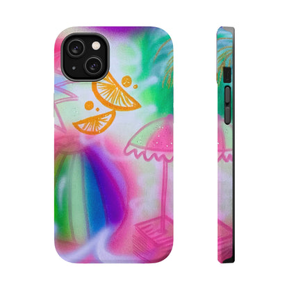 MagSafe "on the beach" airbrush iPhone case