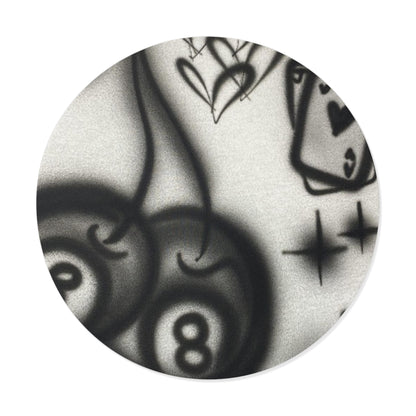 "hidden ace" airbrush vinyl sticker