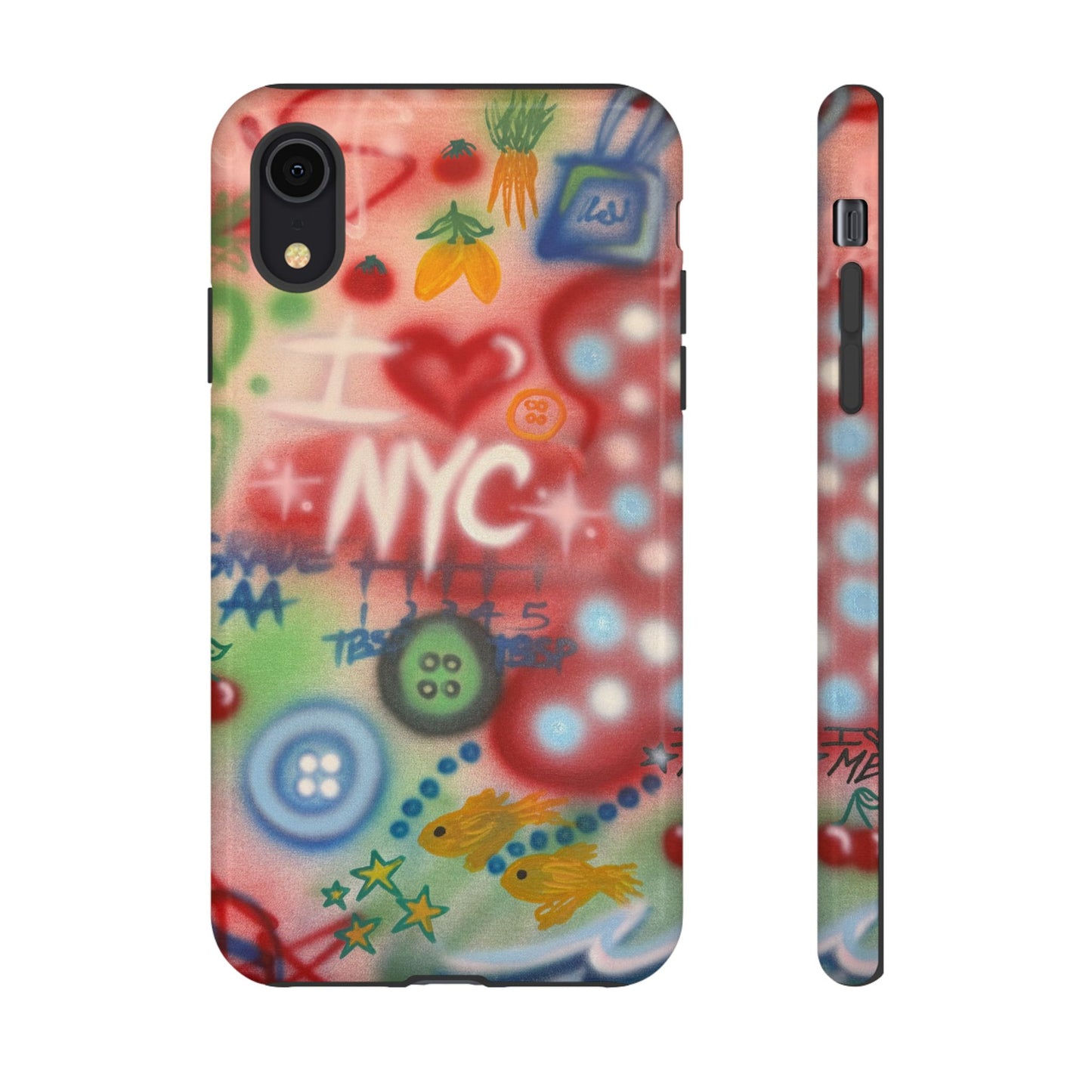 "i <3 NYC" airbrush iPhone case