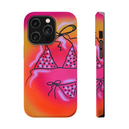 MagSafe "glitter bikini" airbrush iPhone case