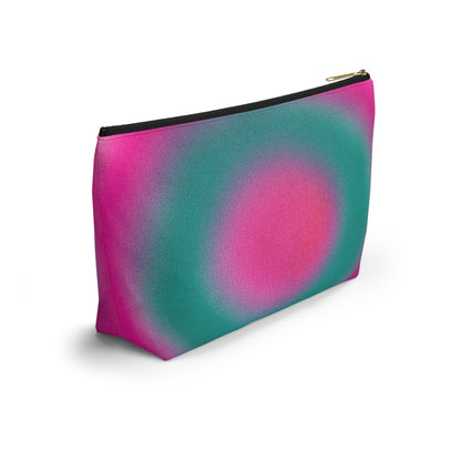 "watermelon swirl" airbrush makeup pouch