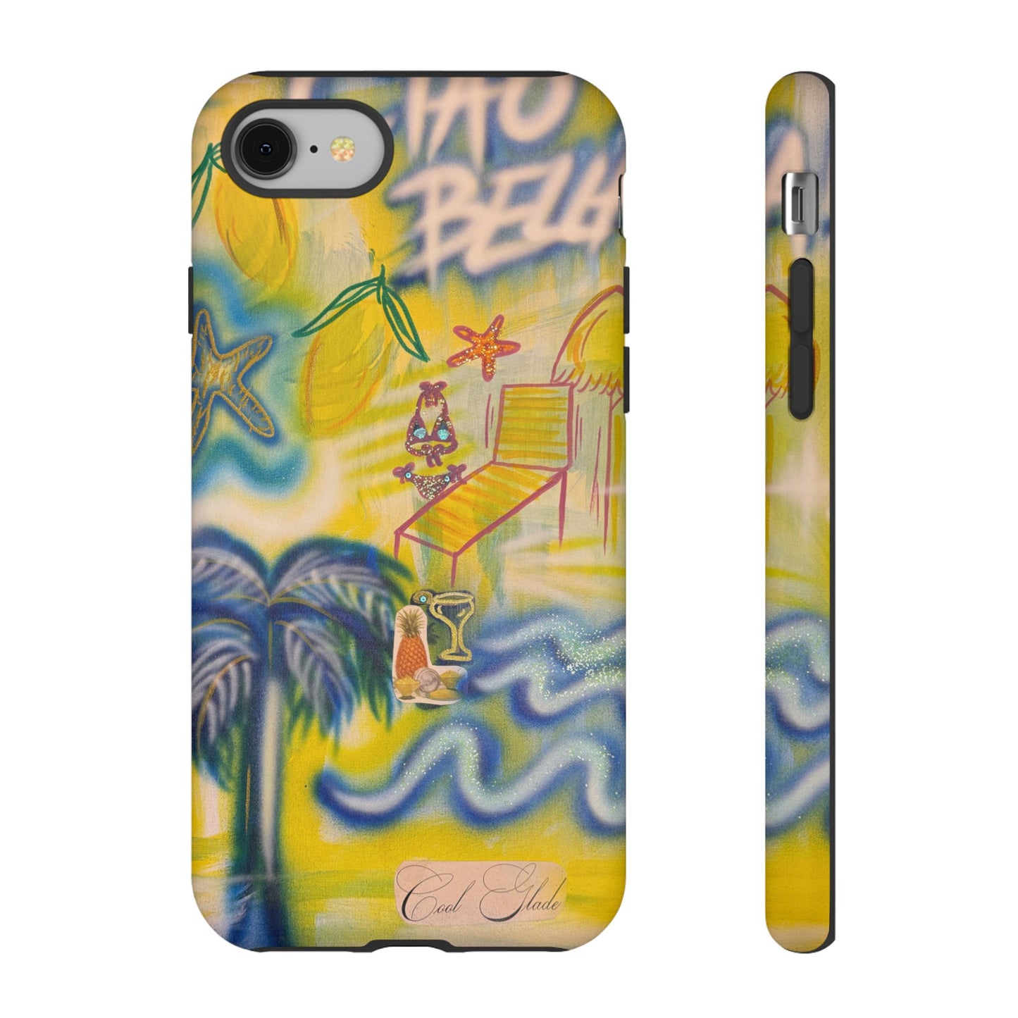 "ciao bella" airbrush iPhone case