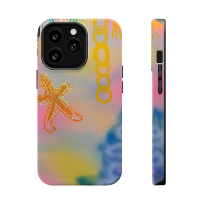 MagSafe "sweet starfish" airbrush iPhone case